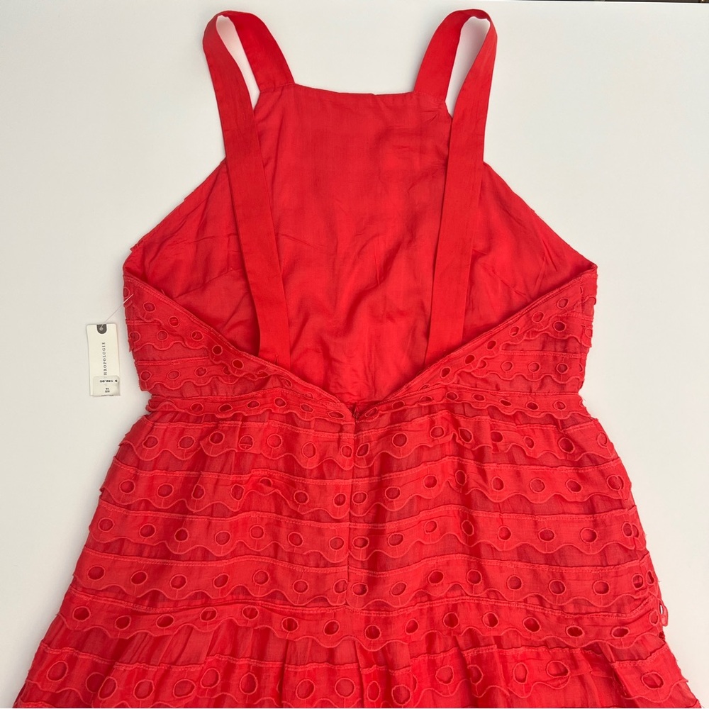 *New* Anthropologie Maeve Eyelet Midi Dress, Size 10 - Picture 8 of 10